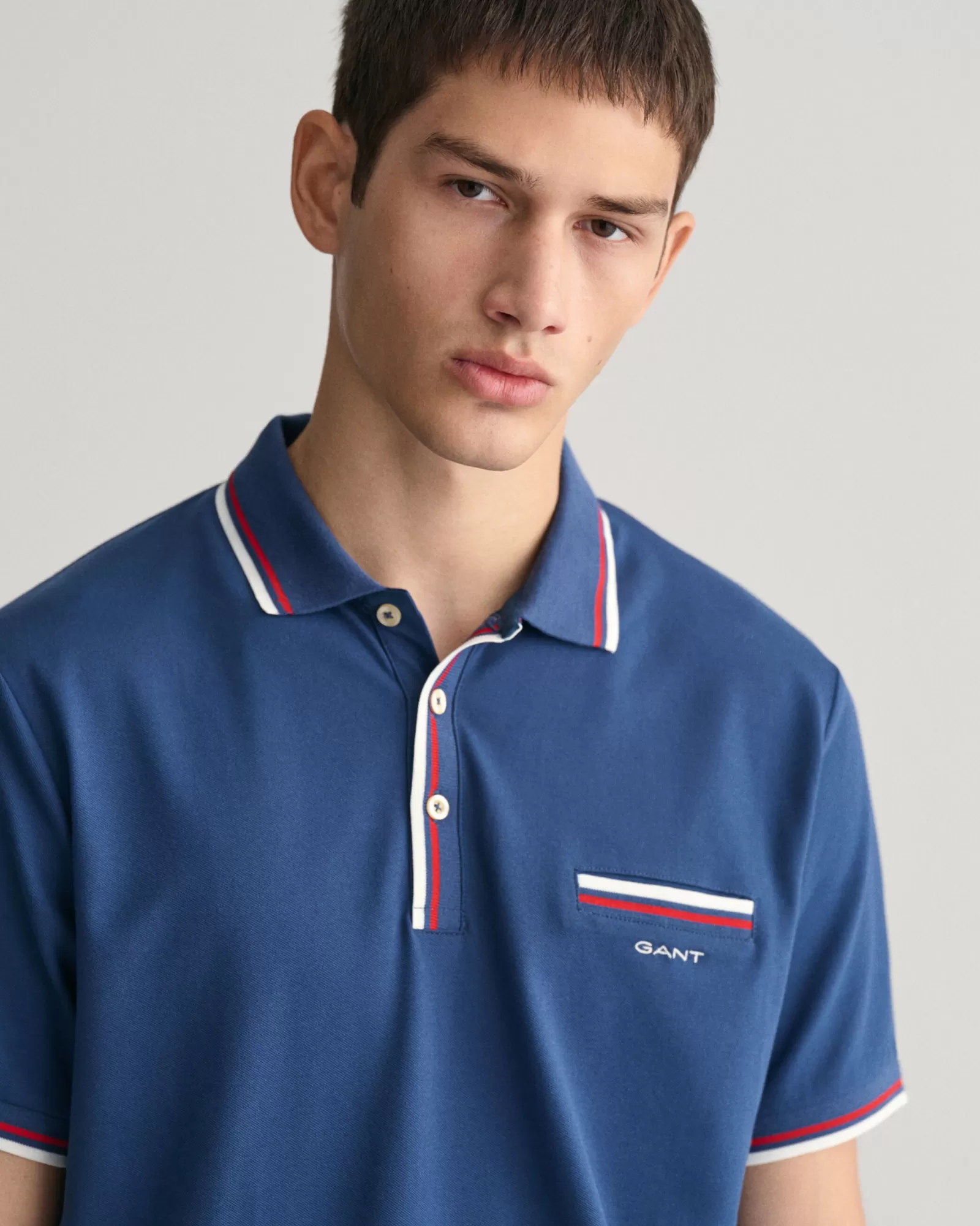 GANT 2-Color Tipped Piqué Polo Shirt | Pikéer