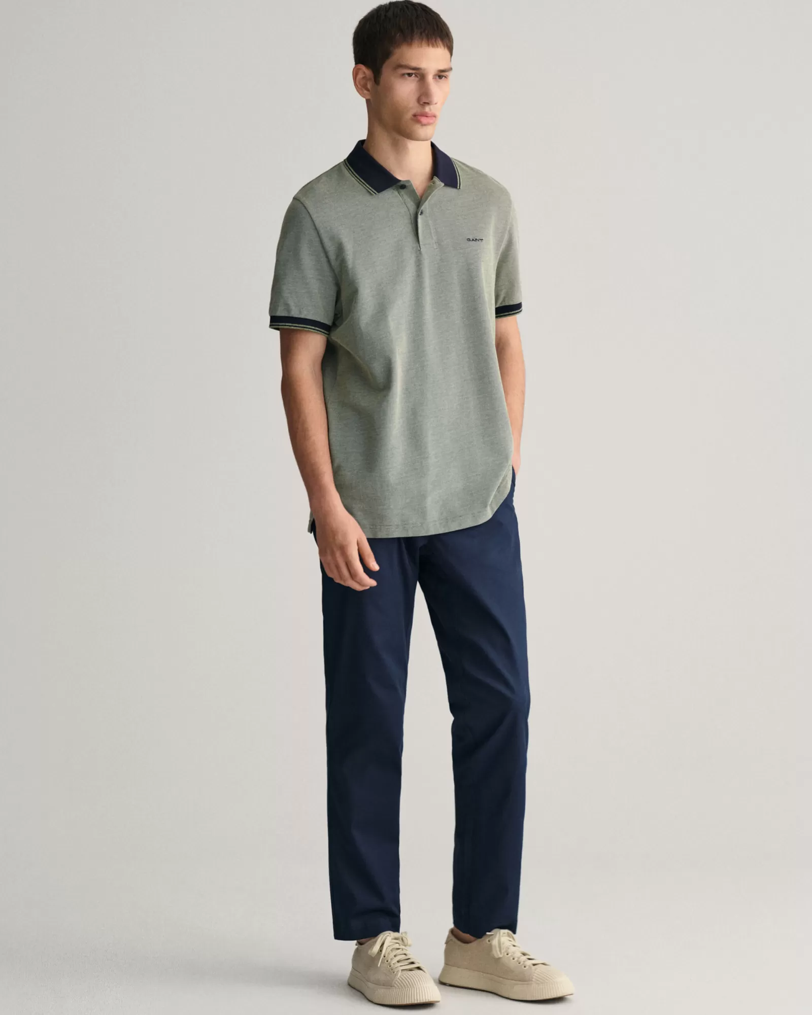 GANT 4-Color Oxford Piqué Polo Shirt | Pikéer
