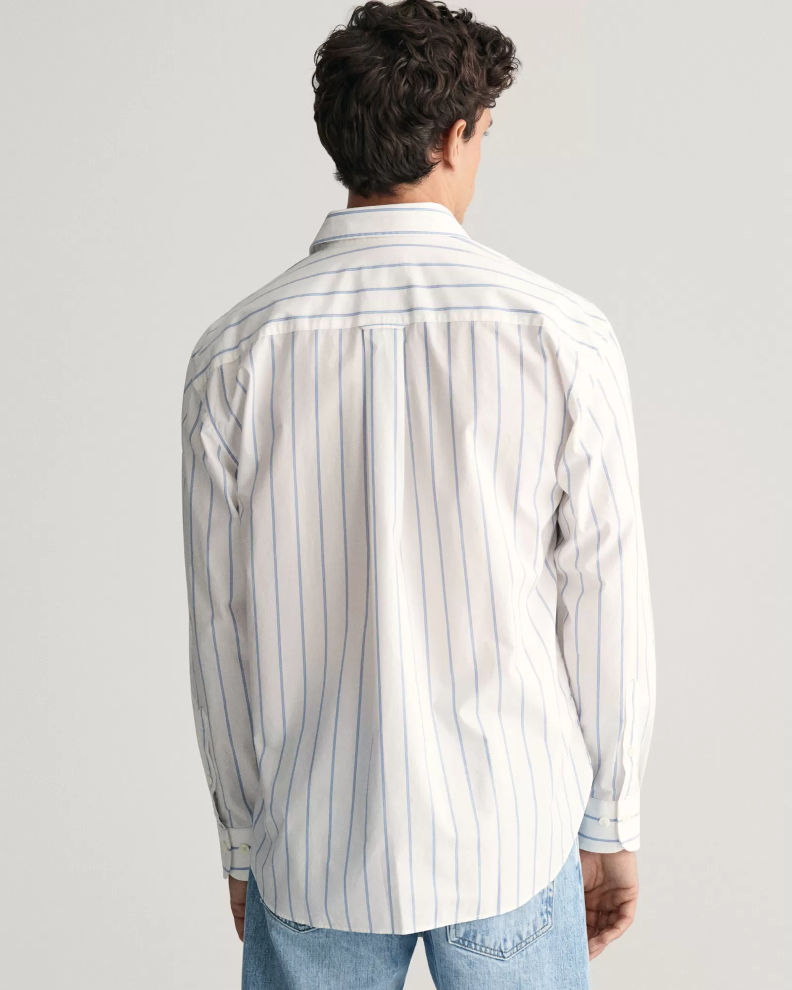 GANT Relaxed Fit Striped Heritage Poplin Shirt | Skjortor